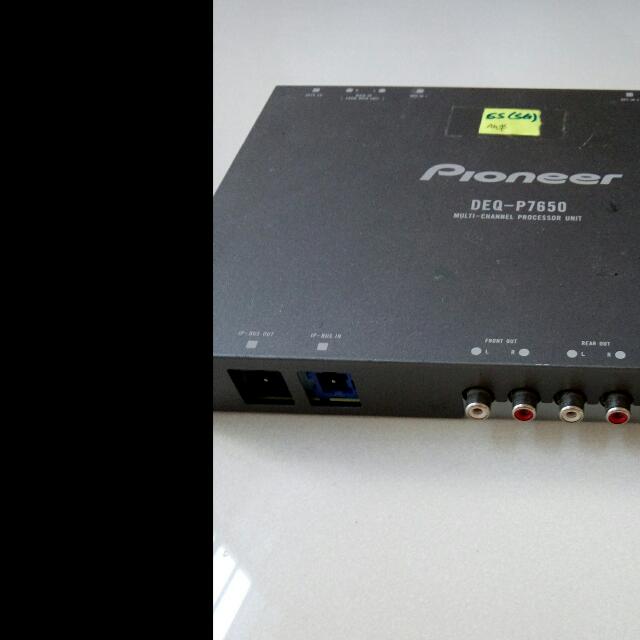 Pioneer DEQP7650 Multi channel processor Unit, Audio, Other Audio
