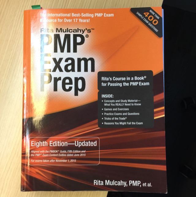 Rita Mulcahy S Pmp Exam Prep Eighth Edition Updated Textbooks On
