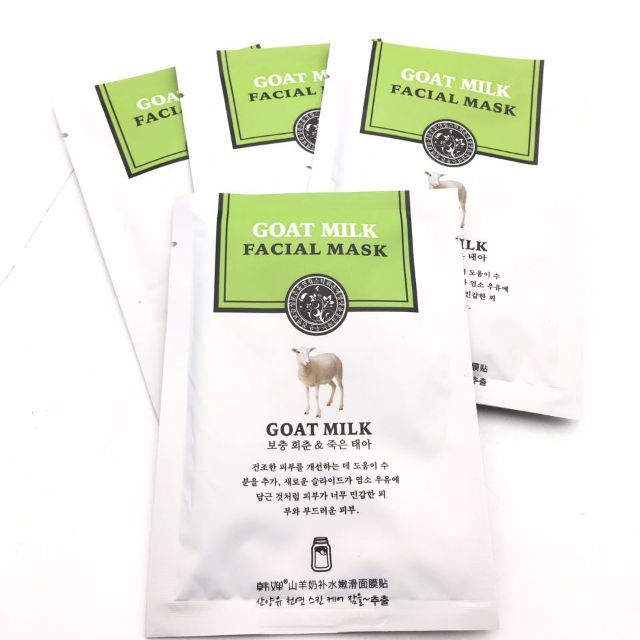 Rorec Goat Milk Facial Sheet Mask Masker Kambing Rorec Kambing Olshop Fashion Olshop Produk Kecantikan Di Carousell
