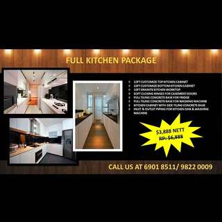 Full Kitchen Package Promotion!