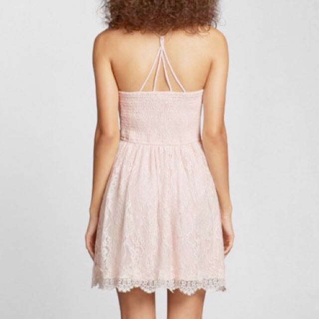 Abercrombie and Fitch Lace Pink Dress 