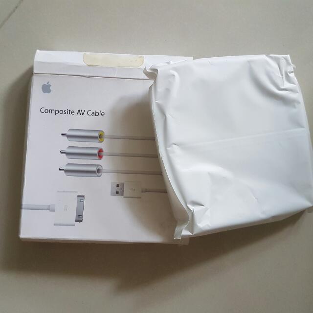 Apple Composite AV Cable, Computers & Tech, Parts & Accessories, Cables