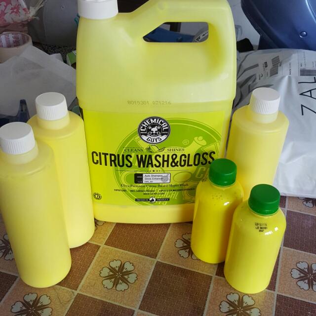 Instock T Chemical Guys Citrus Wash Gloss Refill Car