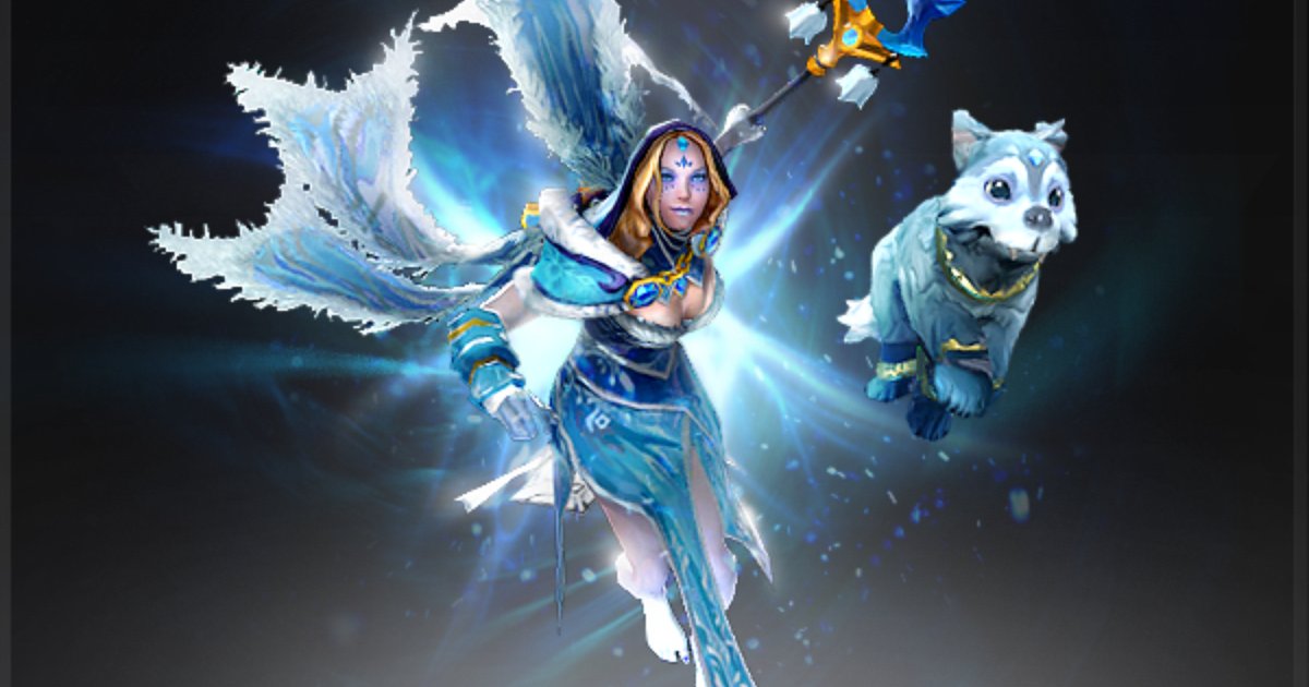 Dota 2 Exalted Frost Avalanche Crystal Maiden Arcana Toys Games.