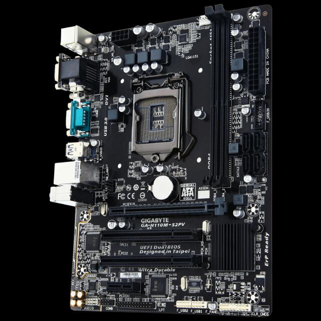 Gigabyte H110M-S2PV Motherboard, Computers & Tech, Parts & Accessories ...