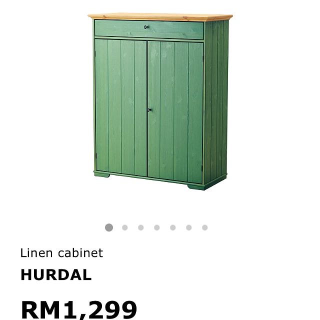 IKEA HURDAL linen Furniture & Home Living, Furniture, Shelves