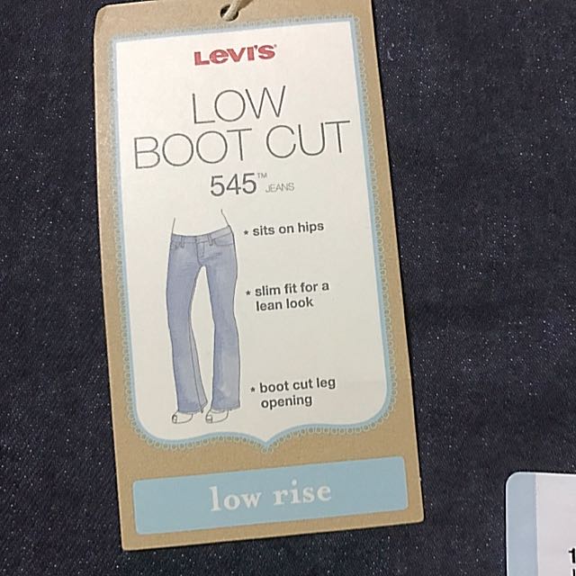 Levi s 545 Low Boot Cut Dark Blue Jeans Women s Fashion Clothes on Carousell