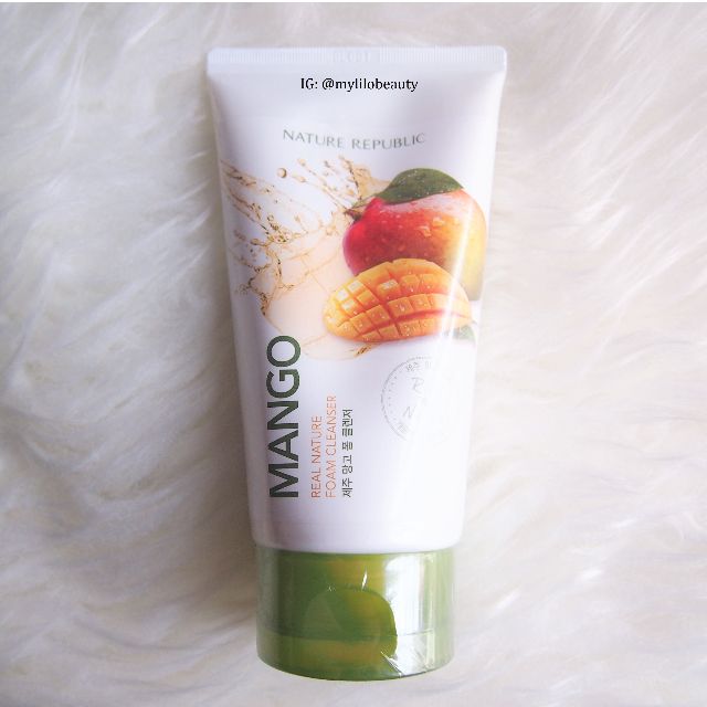 nature republic mango foam cleanser