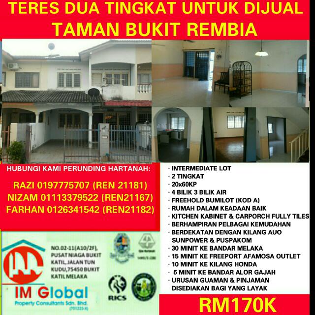 Rumah Murah Untuk Dijual Di Alor Gajah Melaka Rumah Murah Untuk Dijual Di Alor Gajah Melaka