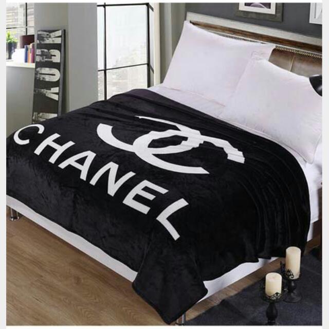 Super Soft Quality Fleece Blanket (Chanel), Babies & Kids, Bathing ...