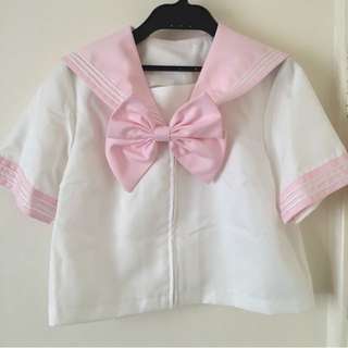 Baby Pink Sailor Schoolgirl Set - Japanese Baby Pink Sailor Schoolgirl Set - Japanese