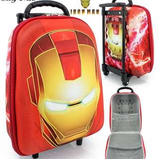 Tas Trolley Anak 3D Mini IRONMAN