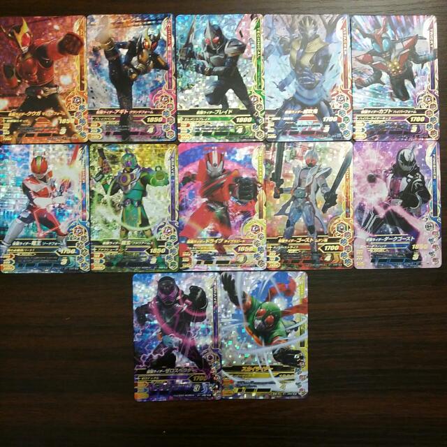 幪面超人卡Card 全新最新一彈SR 全12張閃卡( 假面騎士Kamen Rider
