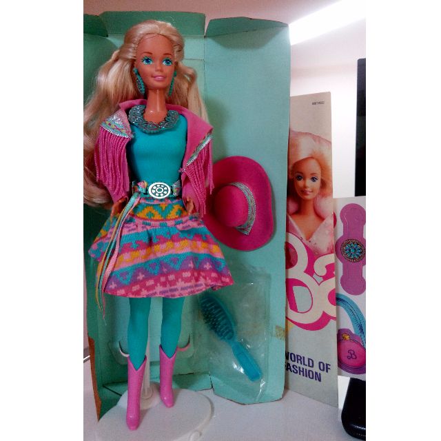 western fun barbie 1989