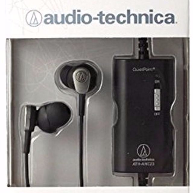 AudioTechnica ATHANC23 QuietPoint Active NoiseCancelling InEar
