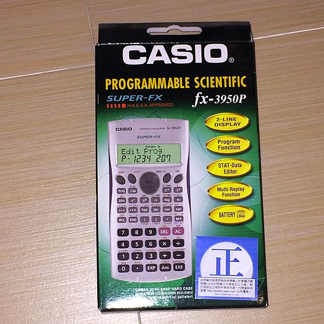 Casio Programmable Calculator, 音響器材, 音樂播放裝置 MP3及CD Player Carousell