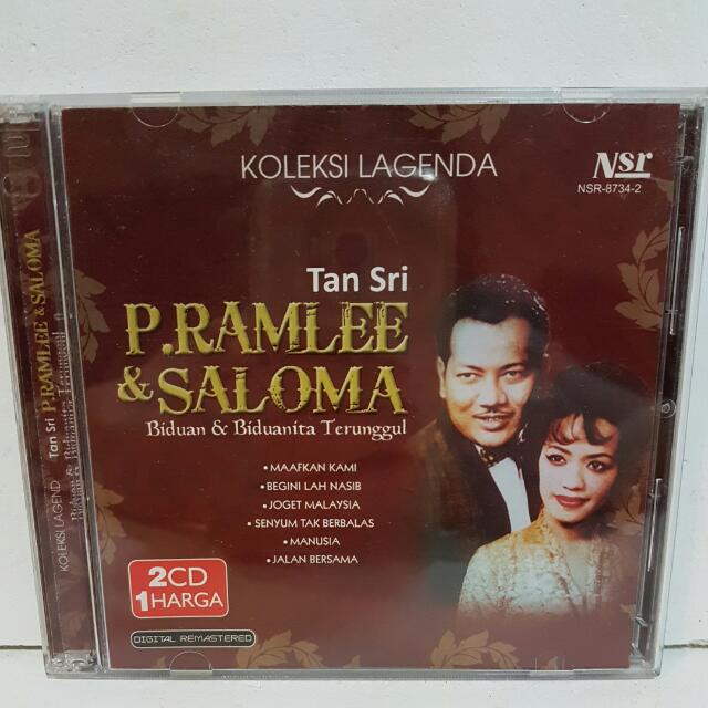 On Hold Cd Tan Sri P Ramlee Saloma 2 Cds Hobbies Toys Music Media Cds Dvds On Carousell