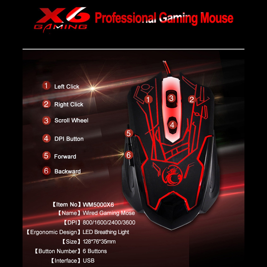 Estone X6 Professional Gaming Mouse Electronics Computer Parts Accessories On Carousell