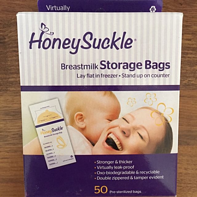 HoneySuckle Breast Milk Bag 50 presterilized bags, Babies & Kids