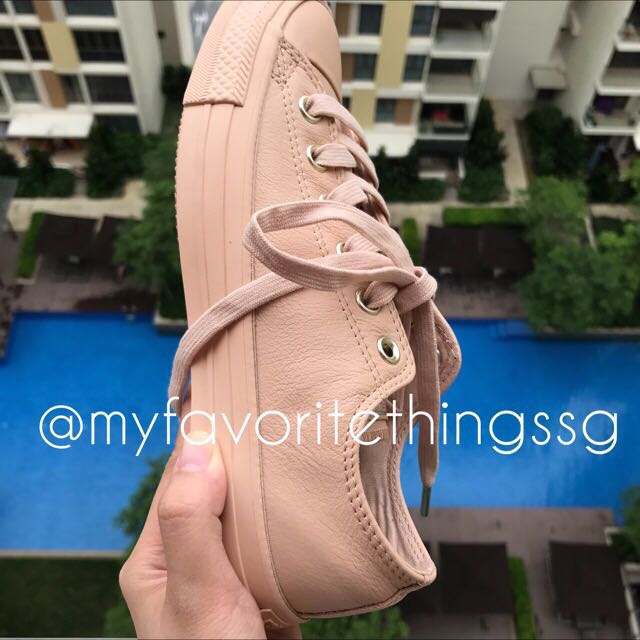 Instock BNIB Converse amber light gold exclusive Women s Fashion Footwear Sneakers on Carousell