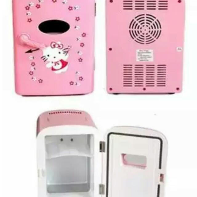 Mini Fridge Hello KITTY Peti Ais, TV & Home Appliances, Kitchen