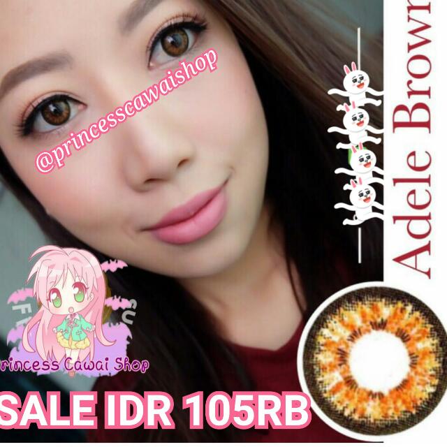 Softlens Adele 14 5mm Lens Olshop Fashion Olshop Produk Kecantikan Di Carousell