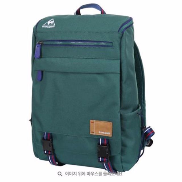 11.11 SALES 15 OFF BNWT Le coq sportif Backpack School bag Green color Korean design Men s Fashion Bags Backpacks on Carousell