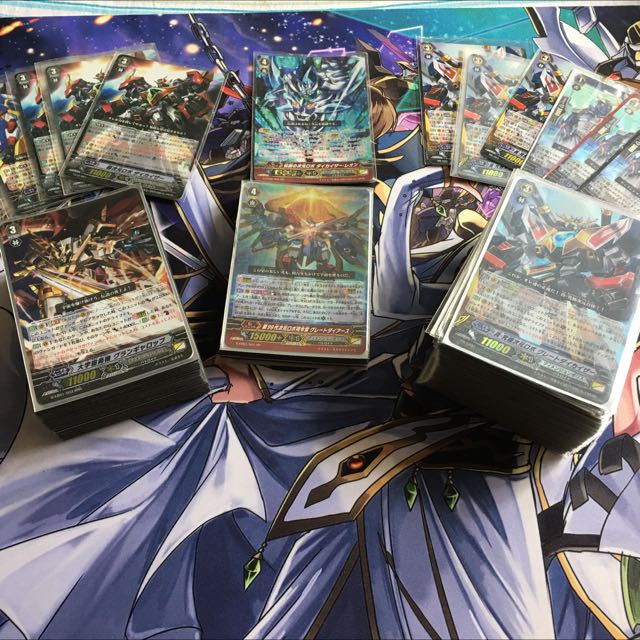 Cardfight Vanguard Quitting Sales Dimension Police Decks Dimensional Robo Cosmic Hero With All Dimension Police Cards Stacks Toys Games Board Games Cards On Carousell