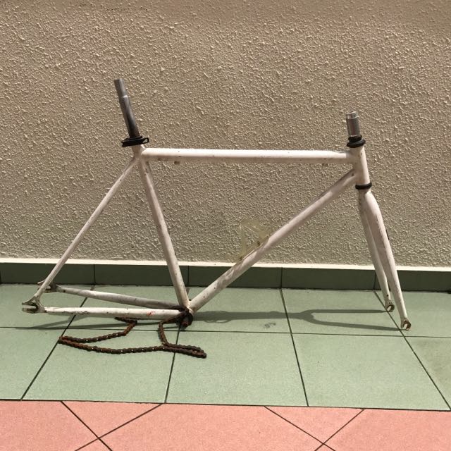 steel fixie frameset