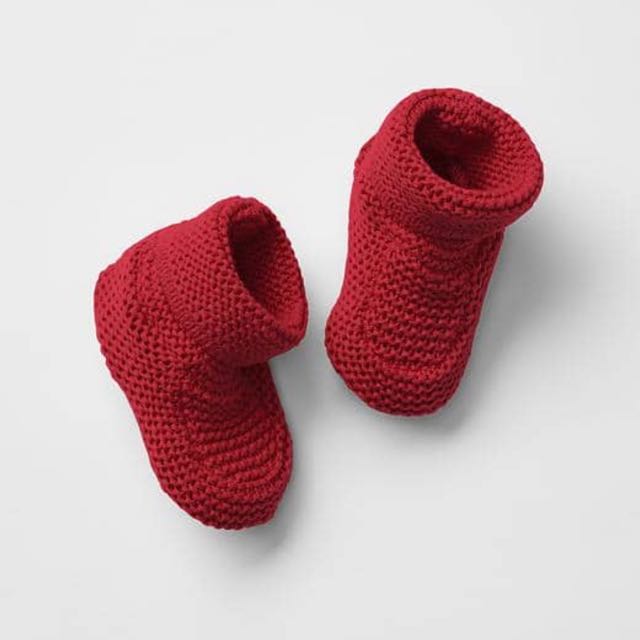 gap knit booties