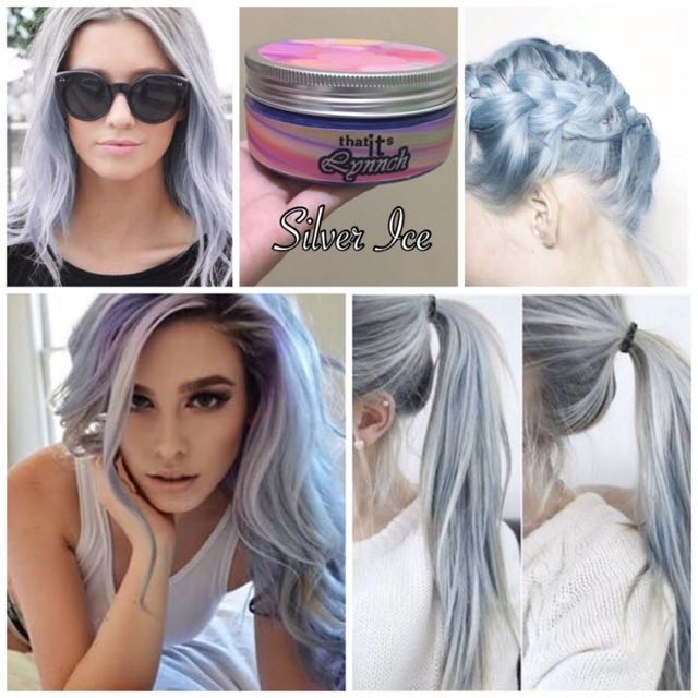 Manic Panic Cat Rambut Hair Dye Vegan Blue Grey Silver Blue Steel