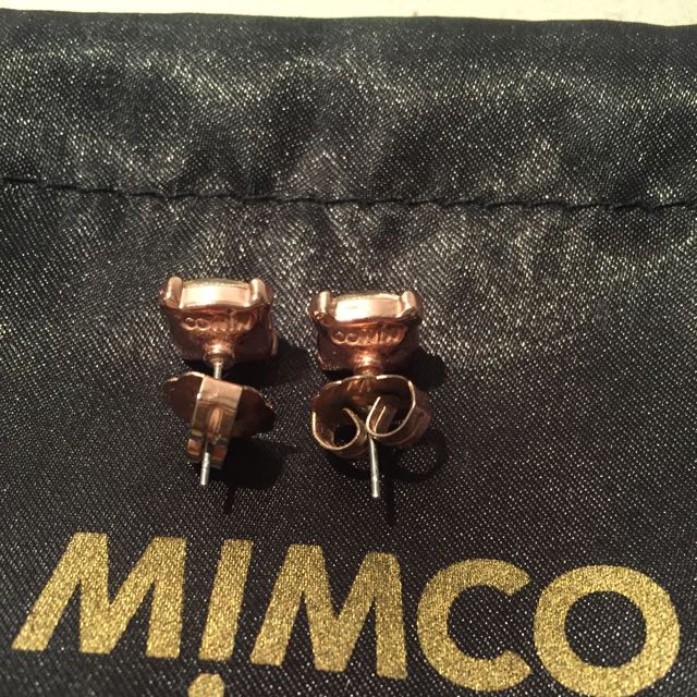 Mimco rose deals gold studs