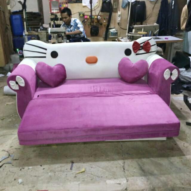 Sofabed Hello Kitty Perabotan Rumah Di Carousell
