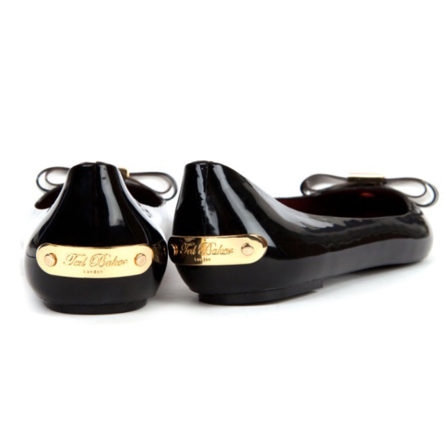 Ted Baker Black Bow Front Jelly Shoes Women s Fashion Footwear Flats on Carousell