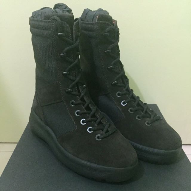 Yeezy military boot best sale onyx shade