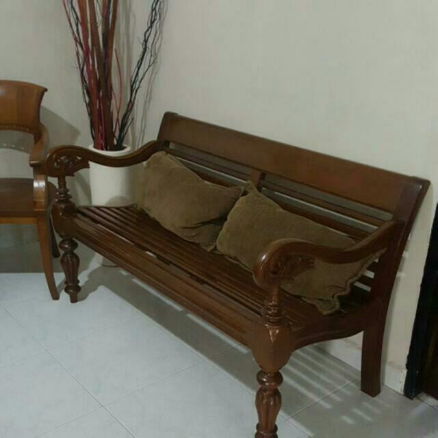 3 1 1 Wooden Chair Seater Sofa Set Foc Coffee Table