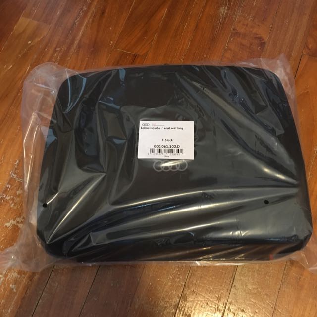 NEW GENUINE AUDI SEAT BACKREST REAR STORAGE BAG 000061102D