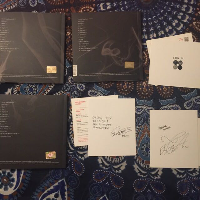 BTS WINGS ALBUMS + PHOTOCARDS, Hobbies & Toys, Memorabilia