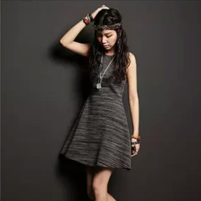 Grey Color year end party Dress, Women's Fashion, Dresses & Sets