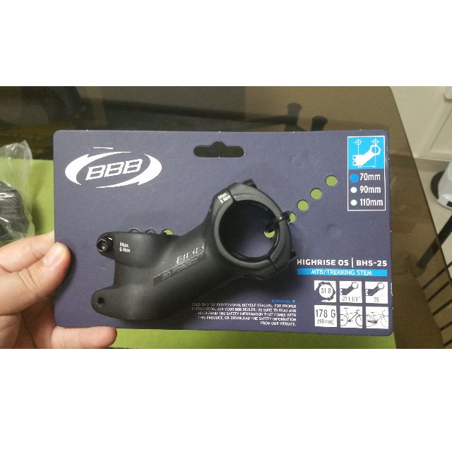 Bbb highrise stem clearance