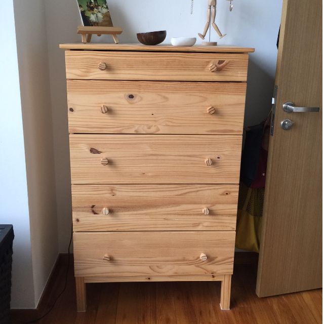 Ikea Tarva chest of drawers, Furniture & Home Living, Furniture, Tables