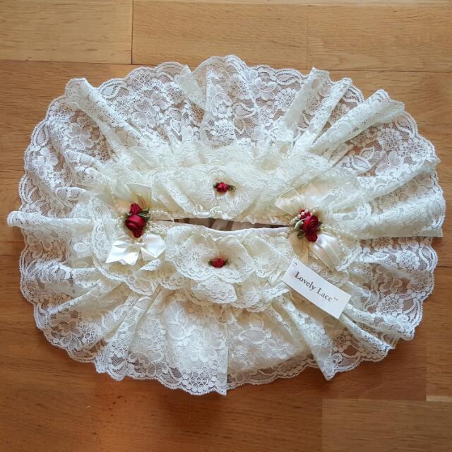 Lace tissue box cover store
