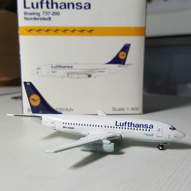 Lufthansa Boeing 737 230 D Abmc 400 In Scale By Jc Wings Toys Games Others On Carousell
