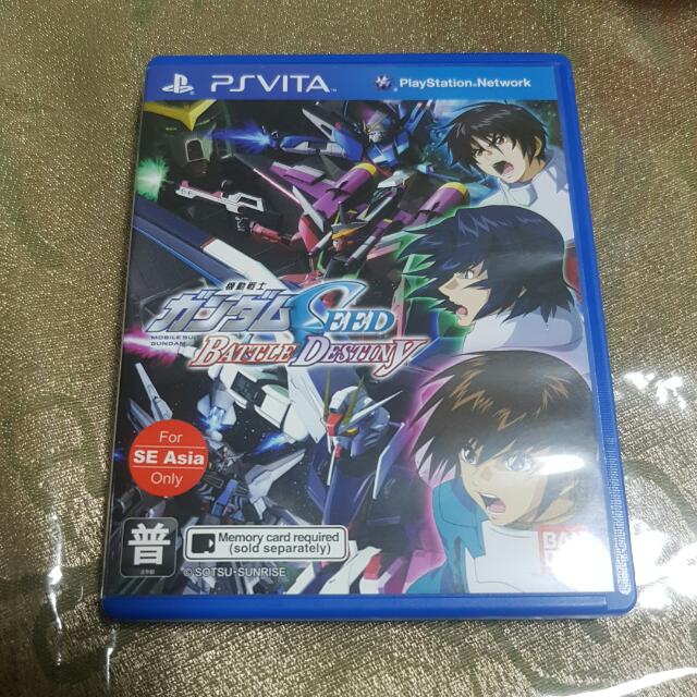 Ps Vita Mobile Suit Gundam Seed Battle Destiny Video Gaming Video Games Playstation On Carousell
