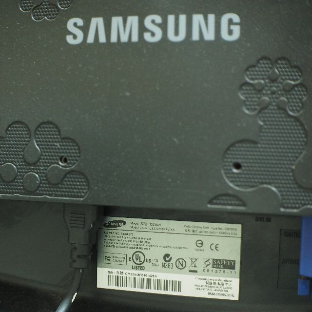 Samsung SyncMaster 2233SW 22 inch computer monitor, Computers & Tech ...