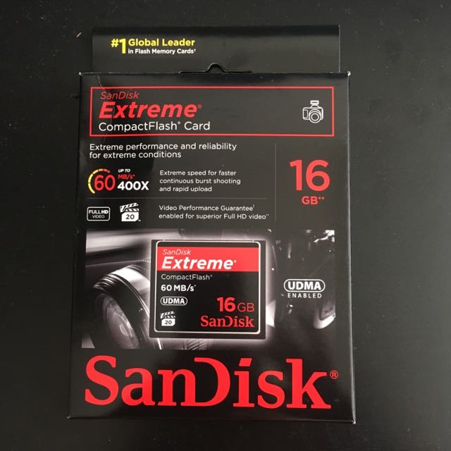 SanDisk Extreme CompactFlash Card, Mobile Phones & Gadgets, Mobile ...