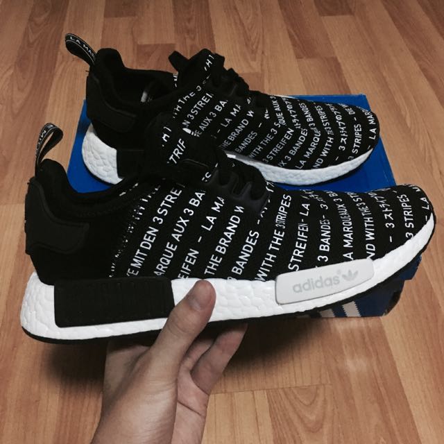 Adidas NMD R1 Blackout The Brand With 3 