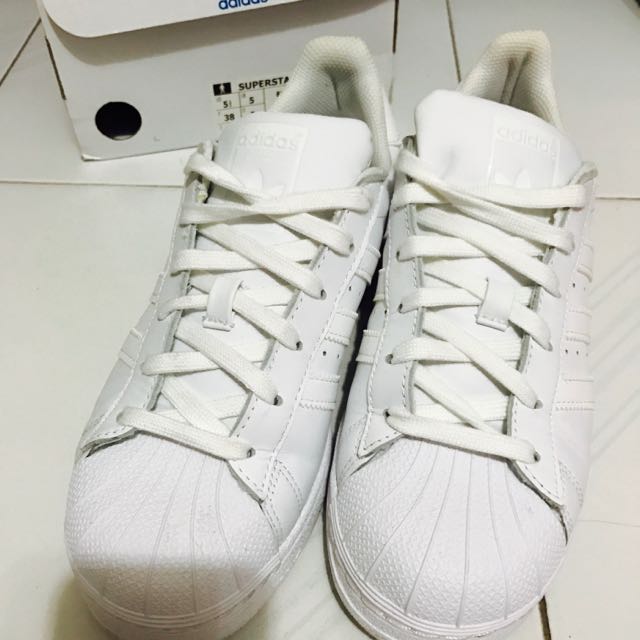 all white adidas superstar womens