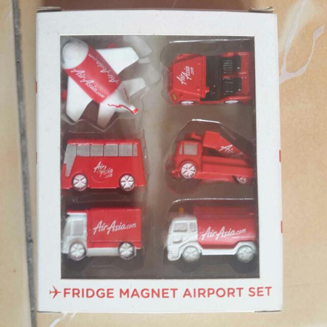 AIRASIA FRIDGE AIRPORT SET, Hobbies & Toys, Stationery & Craft