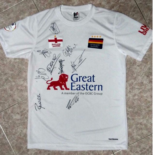 Autographed Dri Fit Jersey From England And Germany Men S Fashion